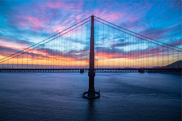 San Francisco bridge view